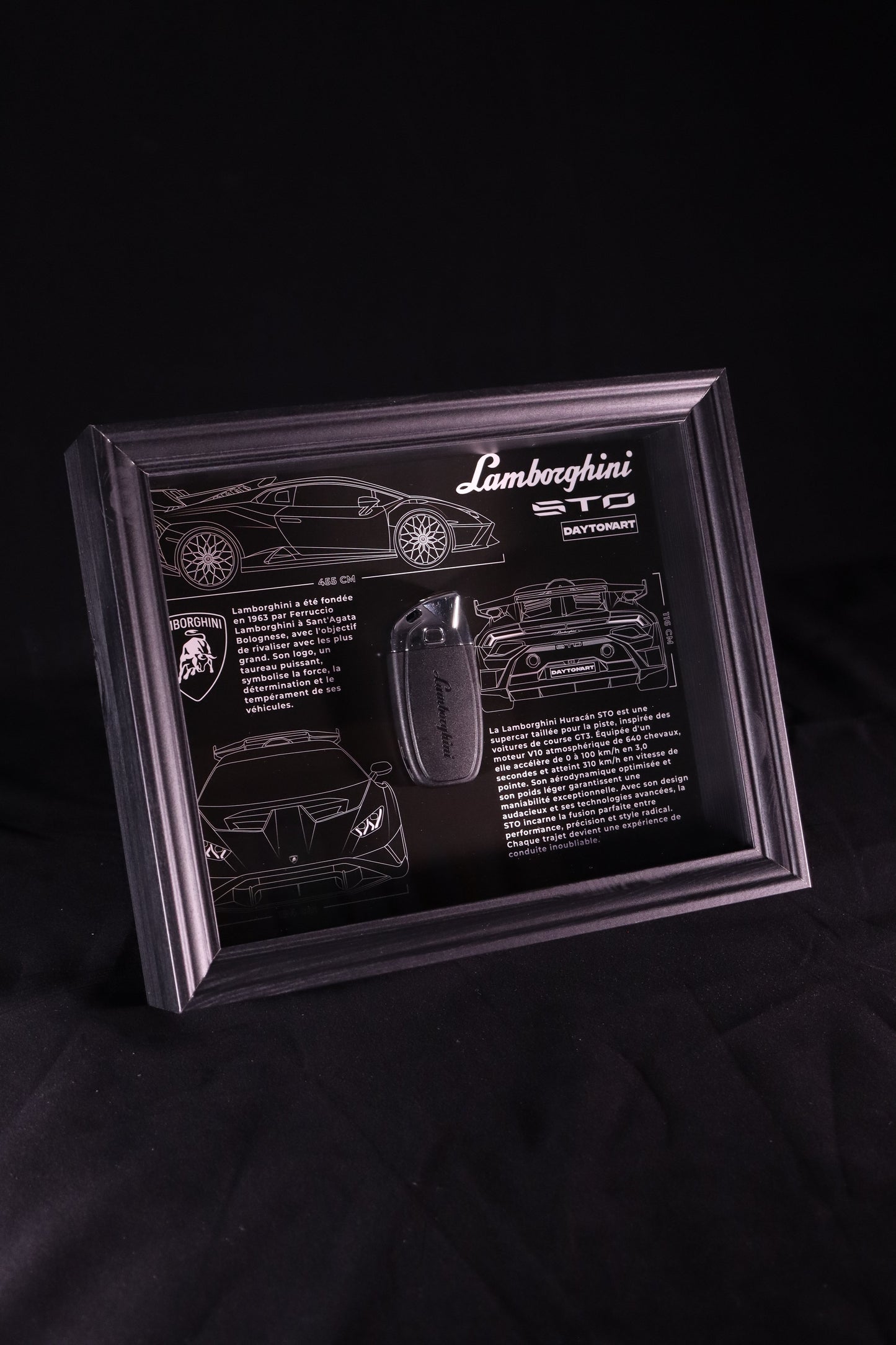 Cadre Lamborghini STO Fiche Technique Daytonart.fr
