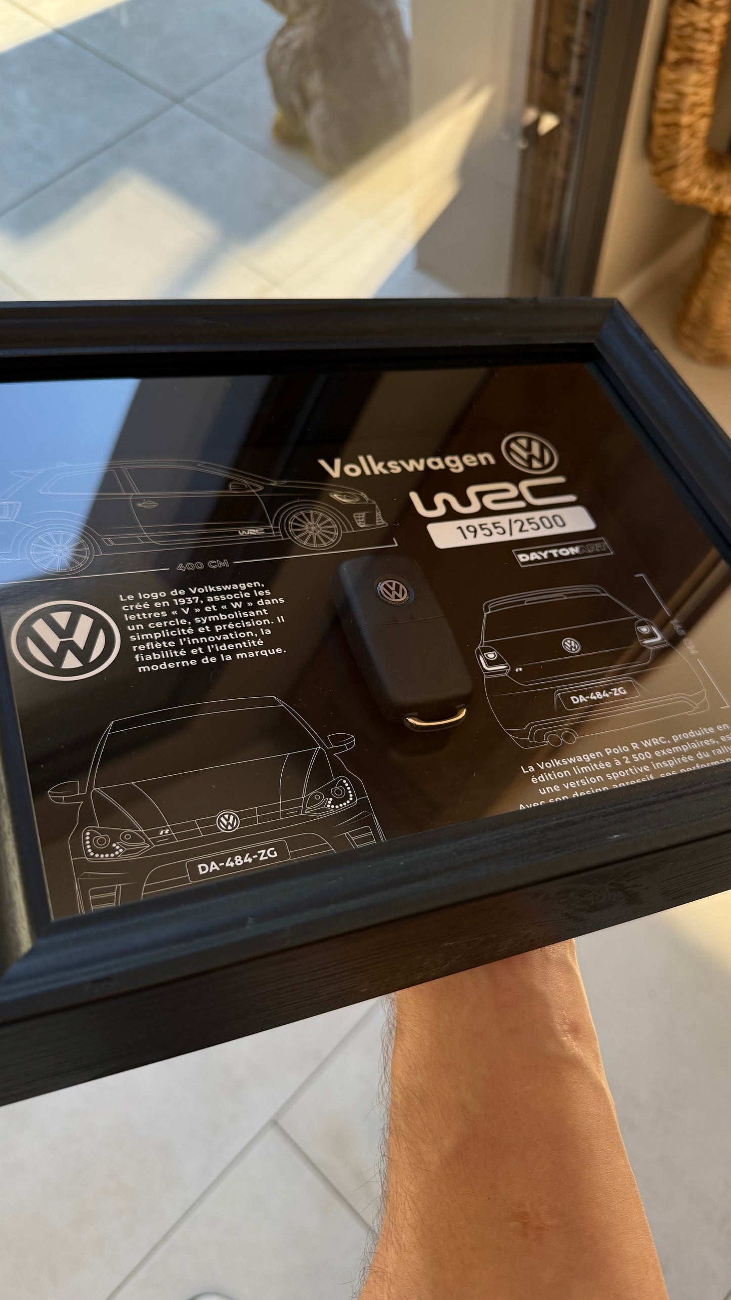 Cadre Fiche Technique Polo WRC Daytonart.fr