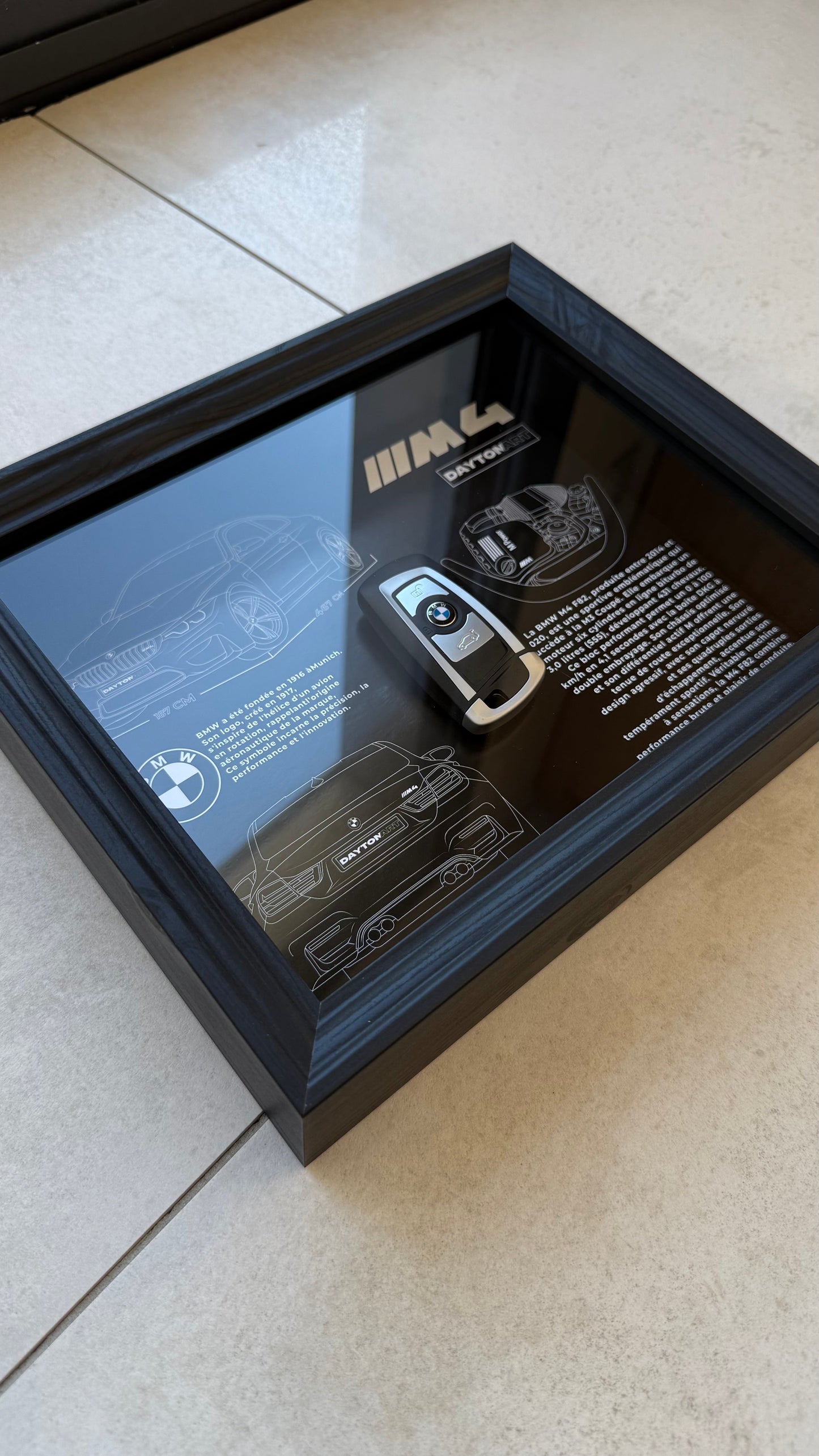 Cadre Fiche Technique BMW M4 F82 Daytonart.fr
