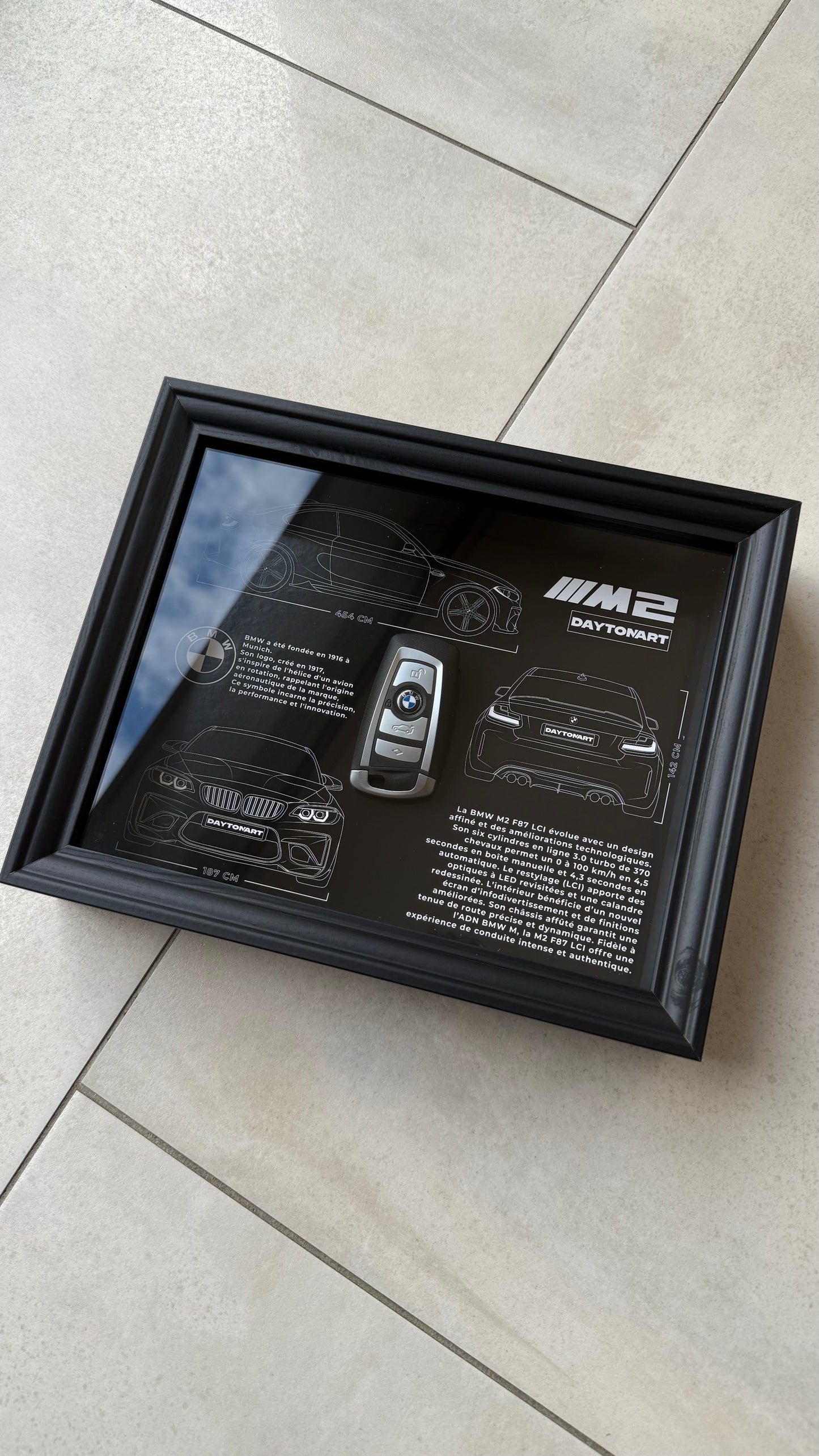 Cadre BMW M2 F87 LCI Fiche Technique Daytonart.fr