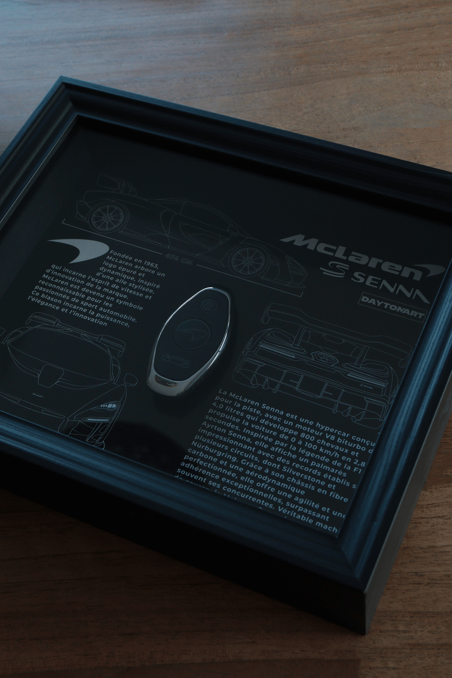 Cadre McLaren Senna Fiche Technique Daytonart.fr