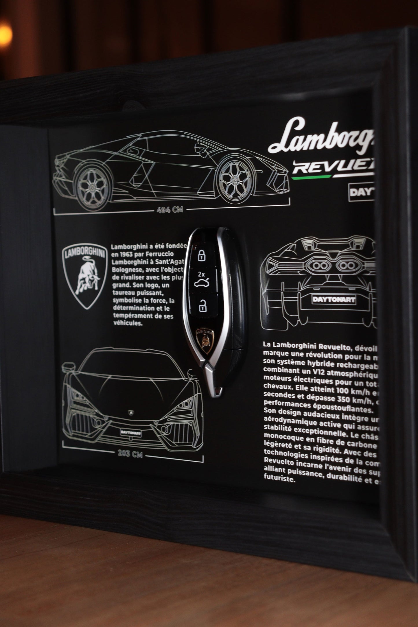 Cadre Lamborghini Revuelto Fiche Technique Daytonart.fr