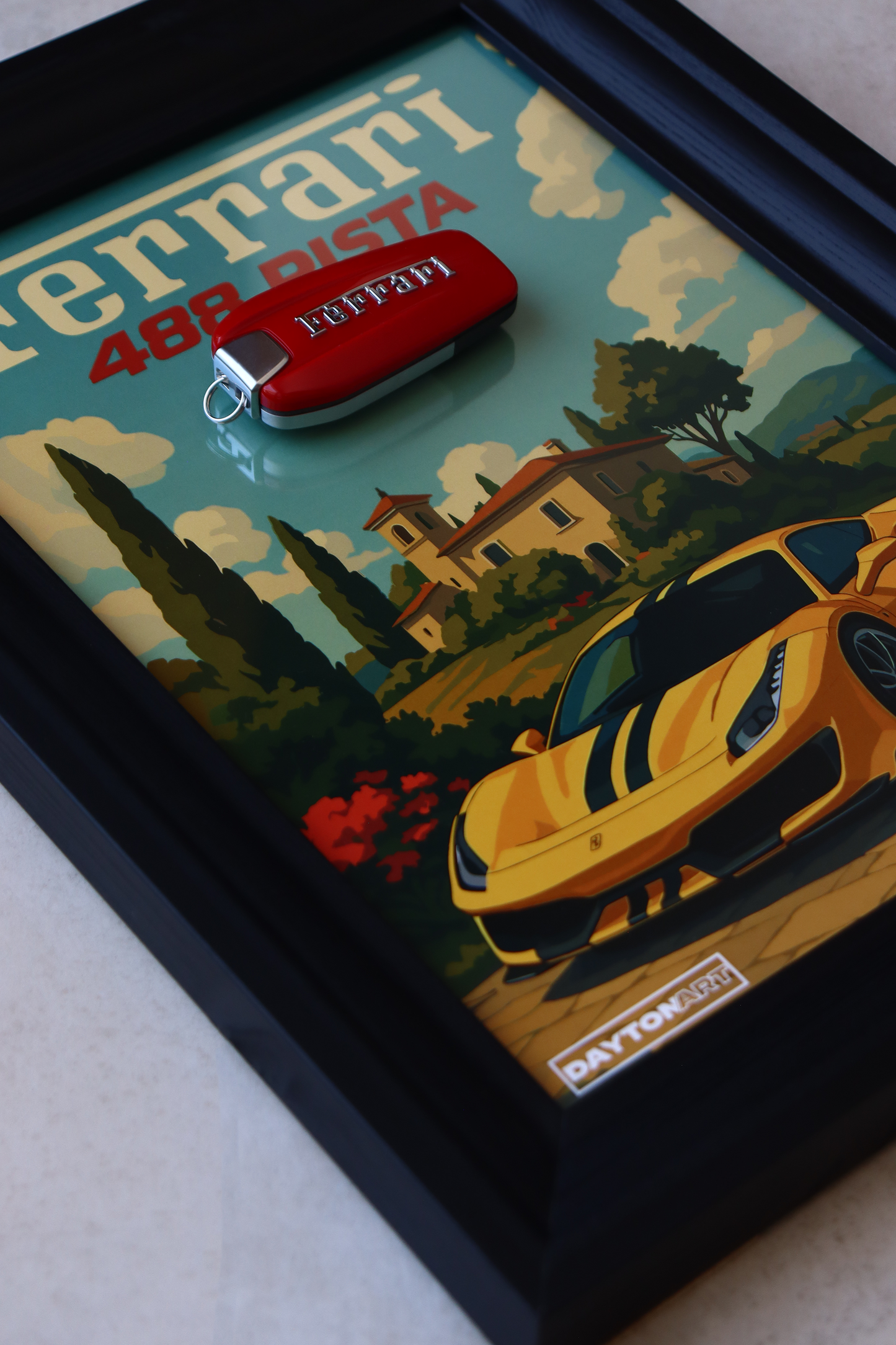 Cadre Ferrari 488 Pista Daytonart.fr