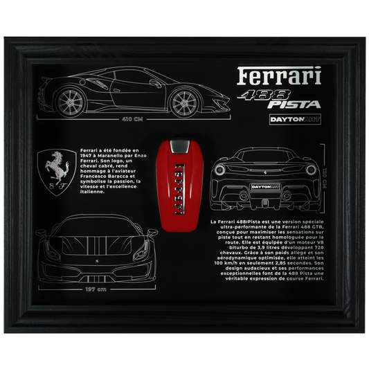 Cadre Ferrari 488 Pista Fiche Technique
