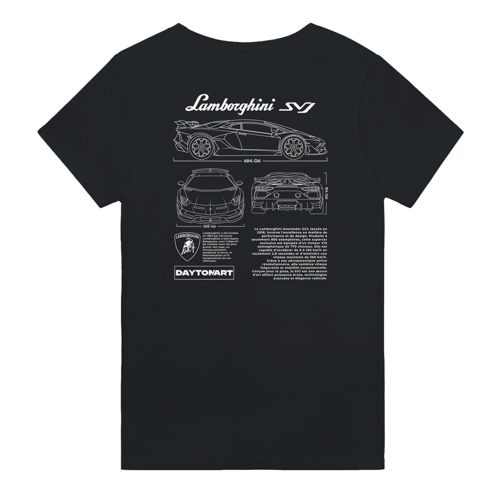 T-shirt Daytonart Lamborghini SVJ –1