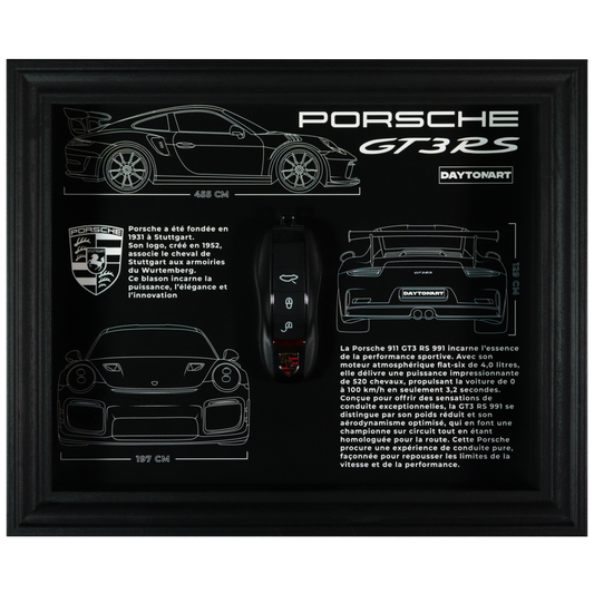 Cadre Porsche GT3 RS 991 Fiche Technique