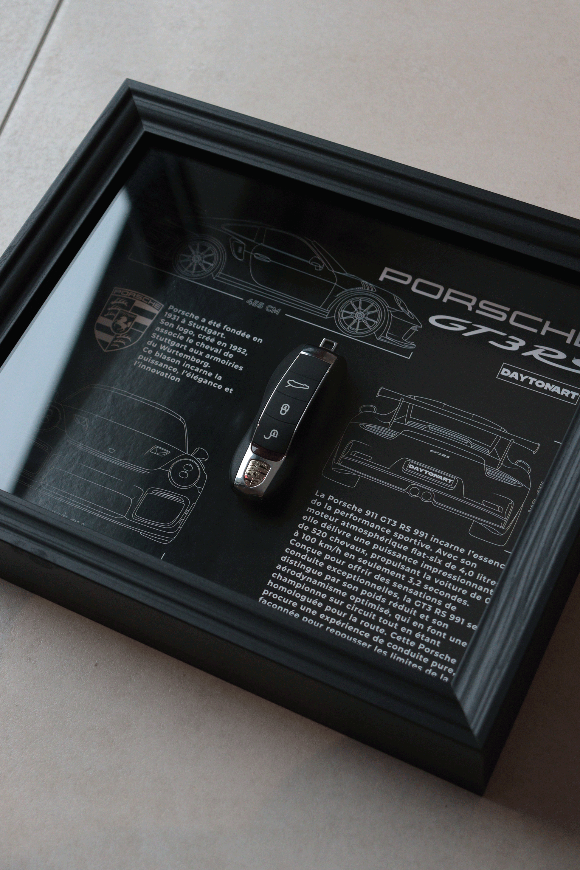 Cadre Porsche GT3 RS 991 Fiche Technique Daytonart.fr