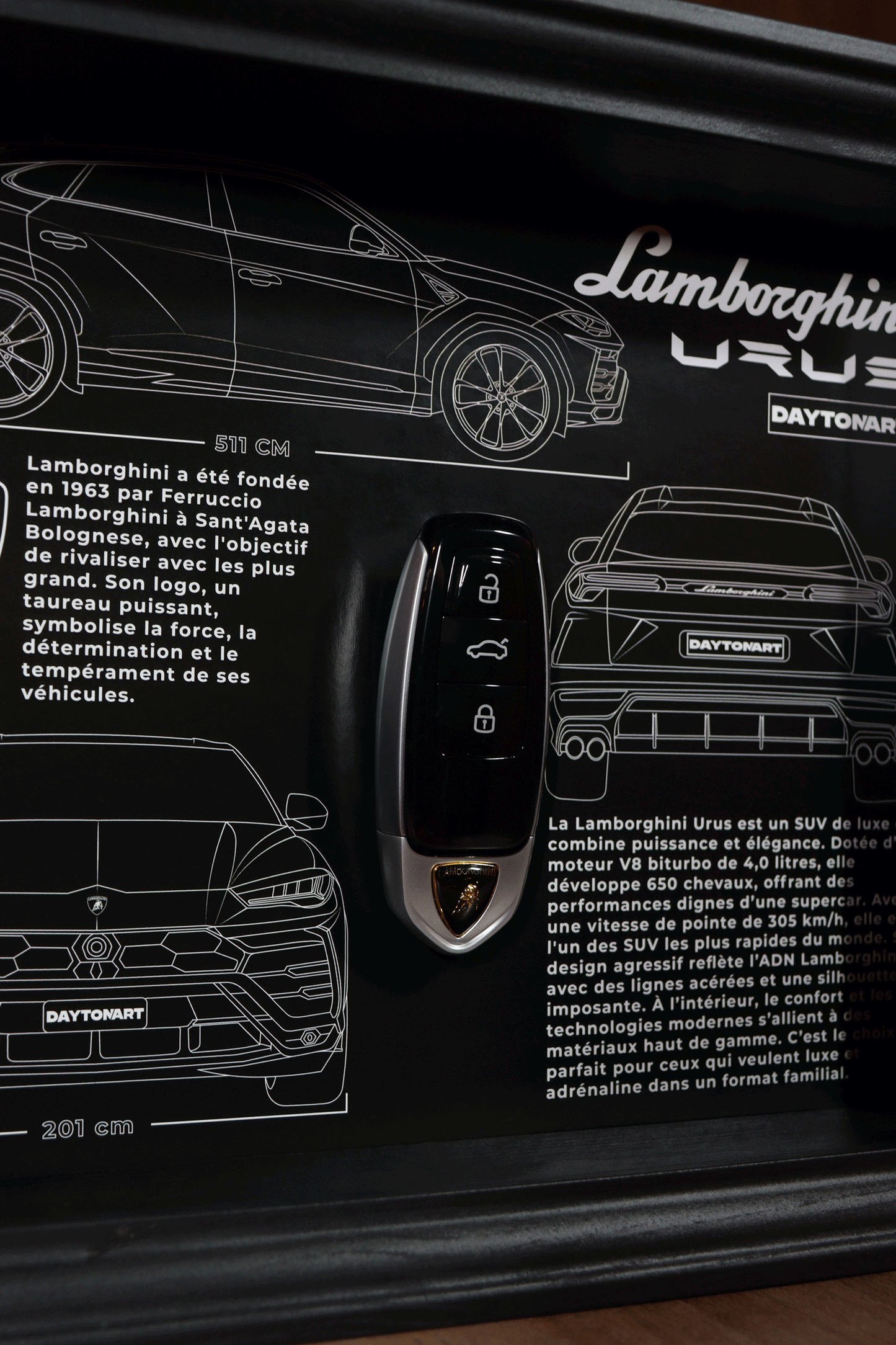 Cadre Lamborghini Urus Fiche Technique