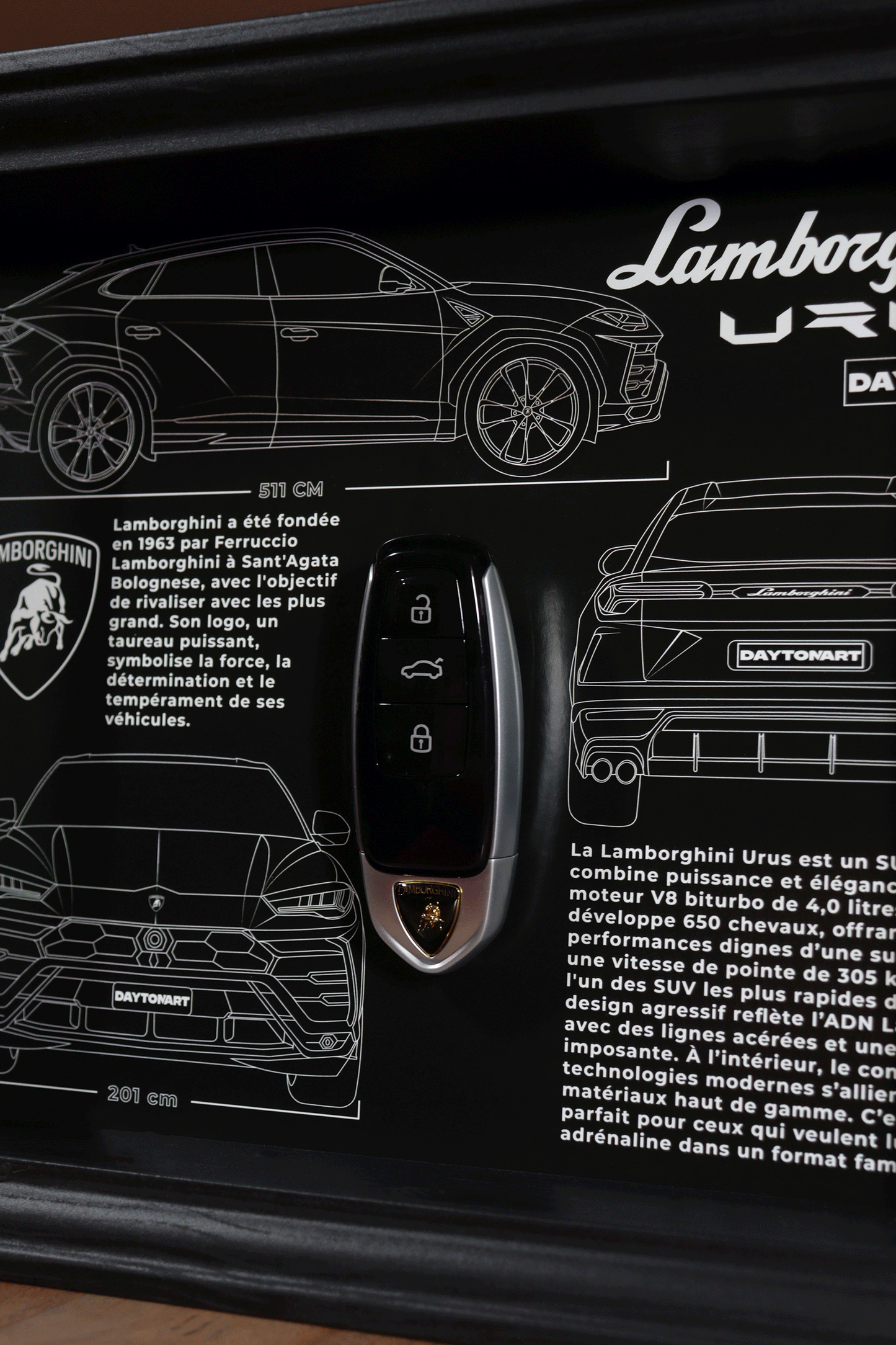Cadre Lamborghini Urus Fiche Technique