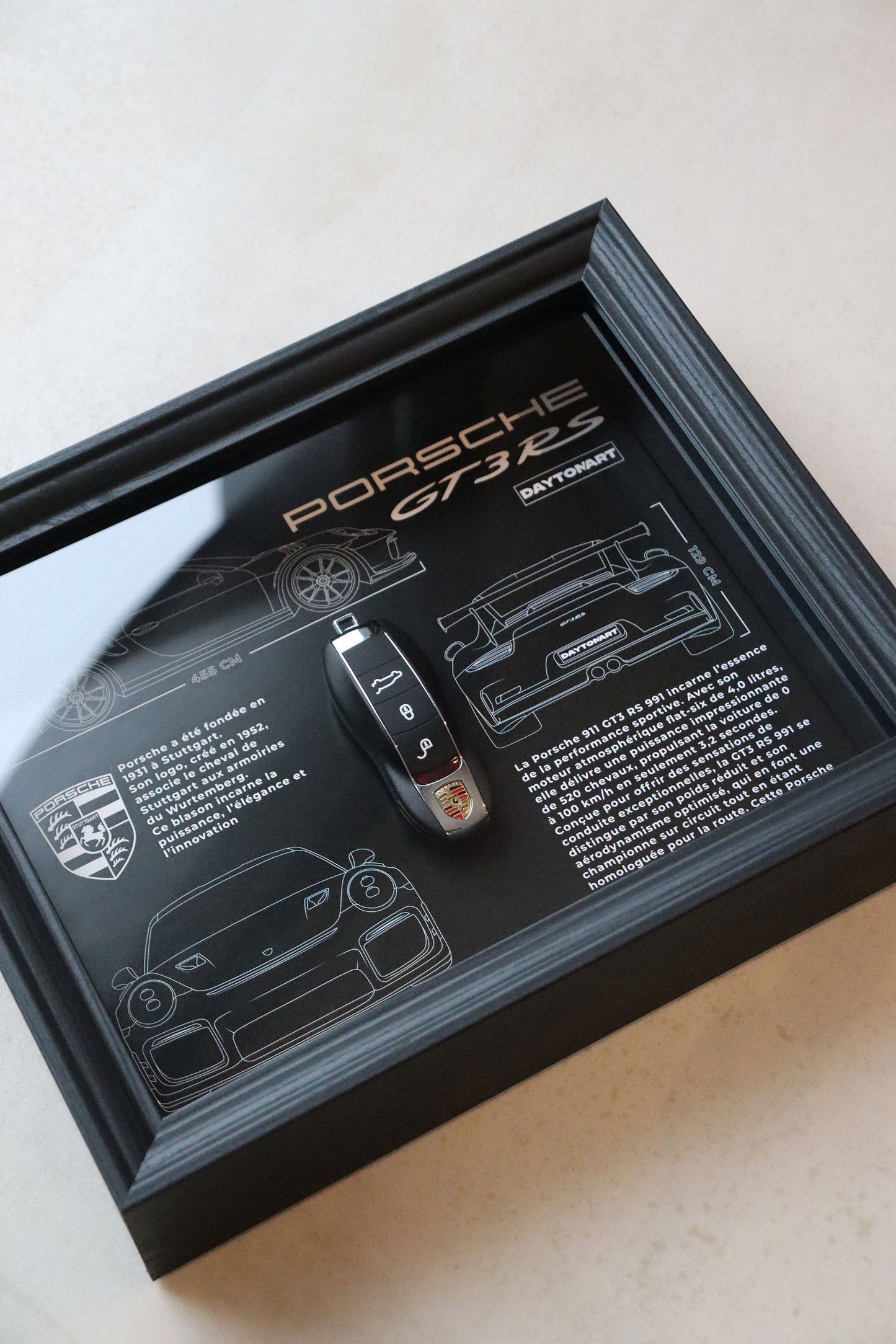 Cadre Porsche GT3 RS 991 Fiche Technique Daytonart.fr