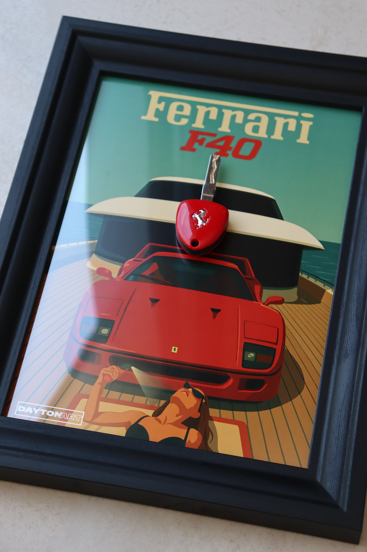 Cadre Ferrari F40 Yacht