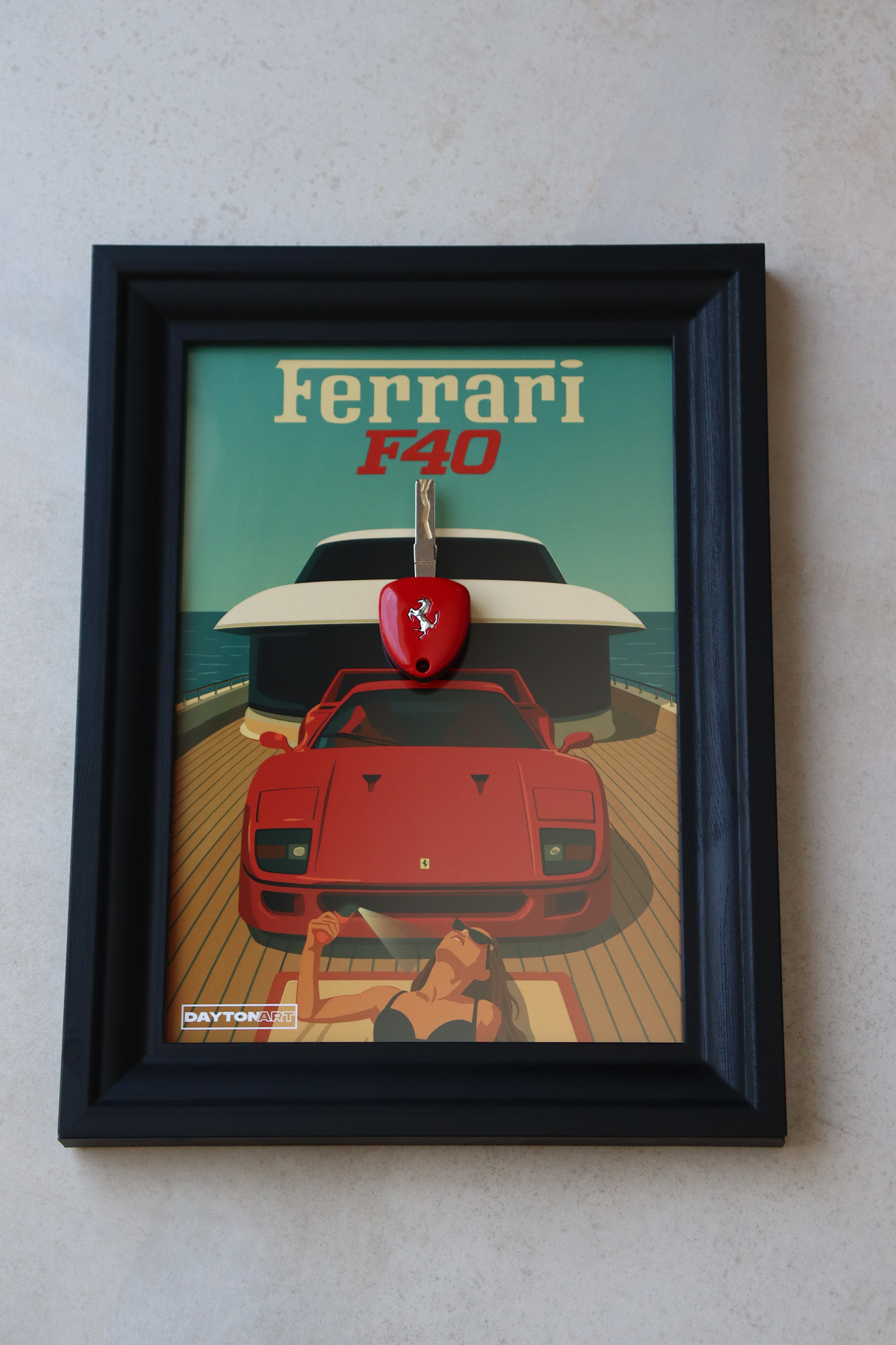 Cadre Ferrari F40 Yacht