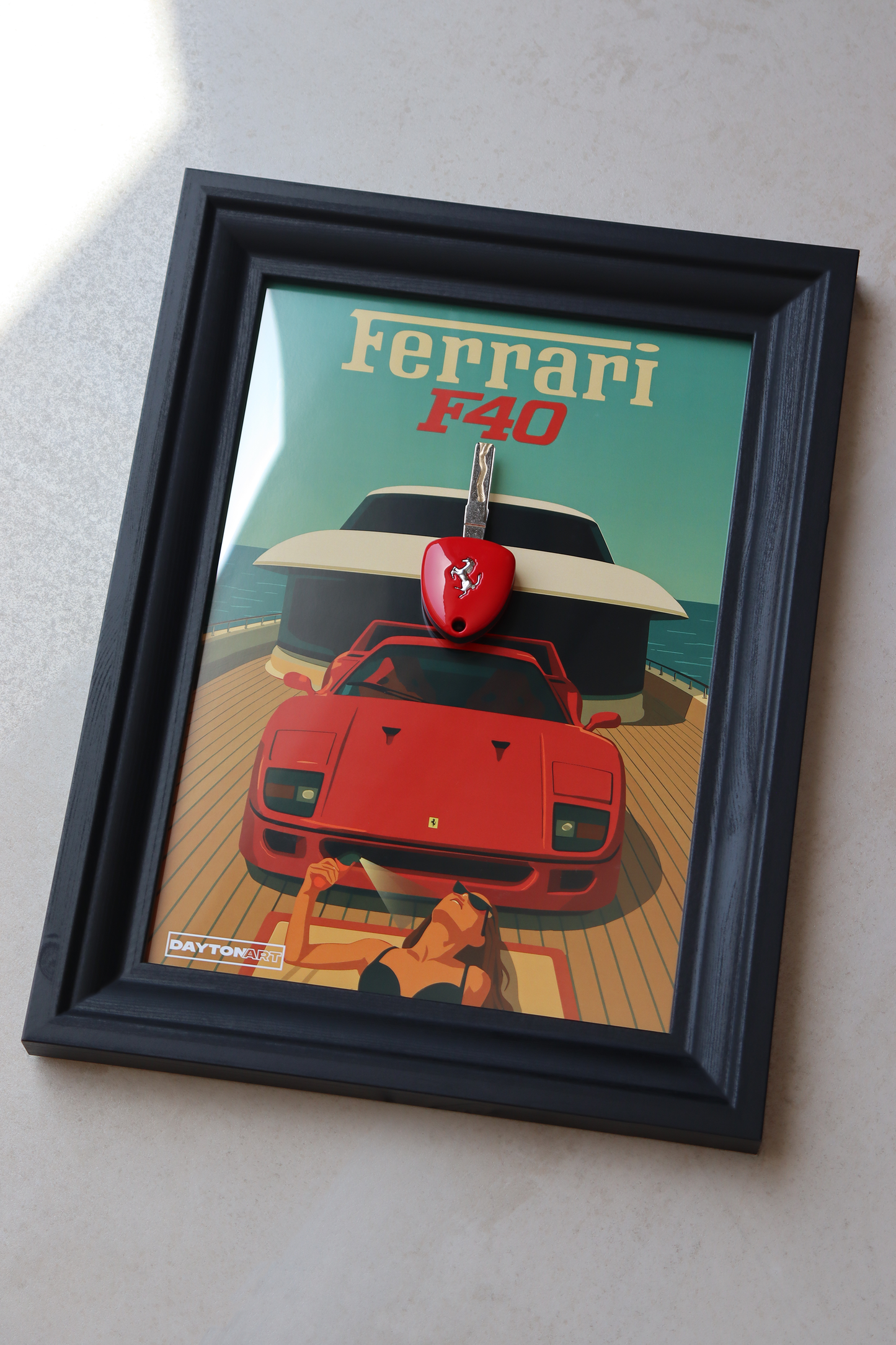 Cadre Ferrari F40 Yacht