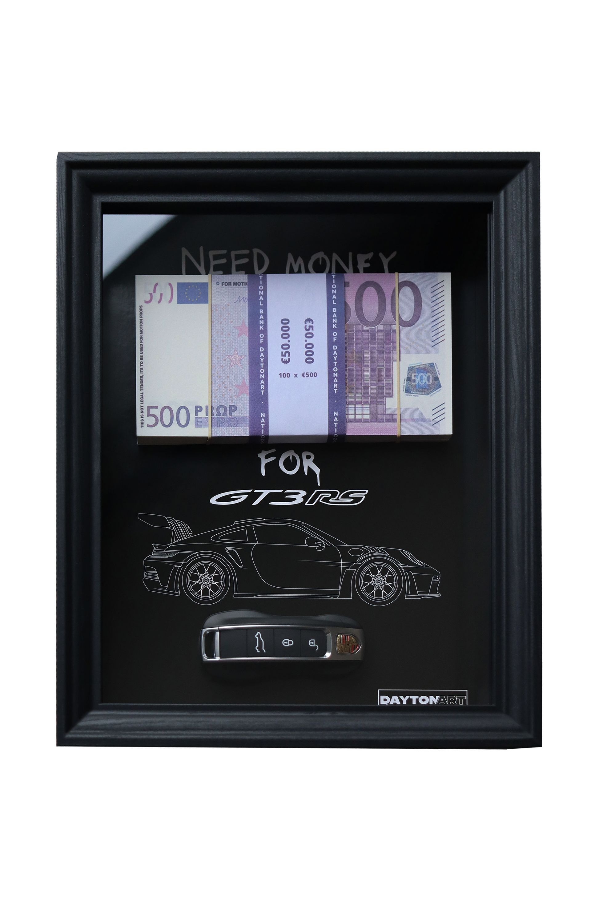 Cadre Need Money For Porsche GT3RS Daytonart.fr