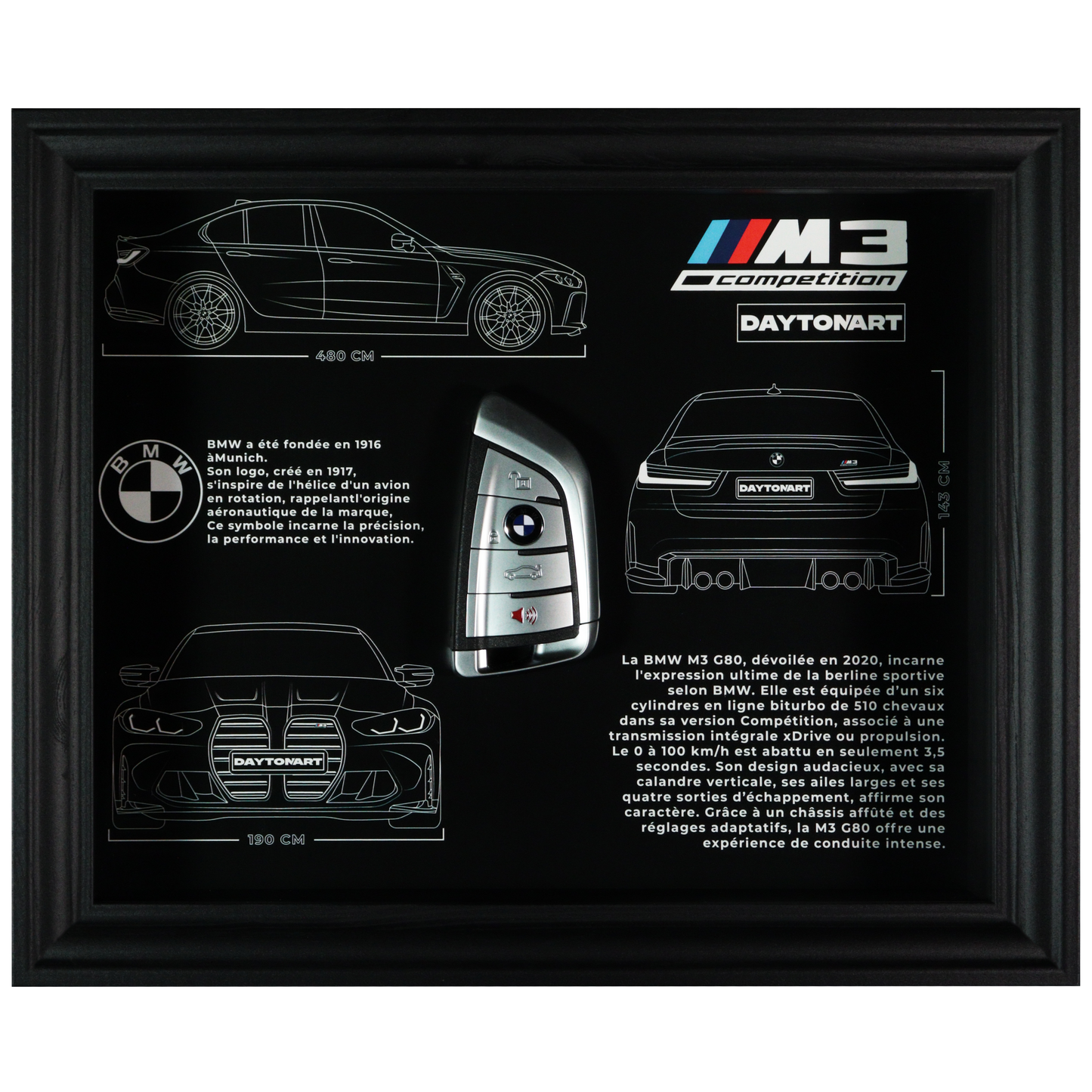Cadre BMW M3 G80 Fiche Technique