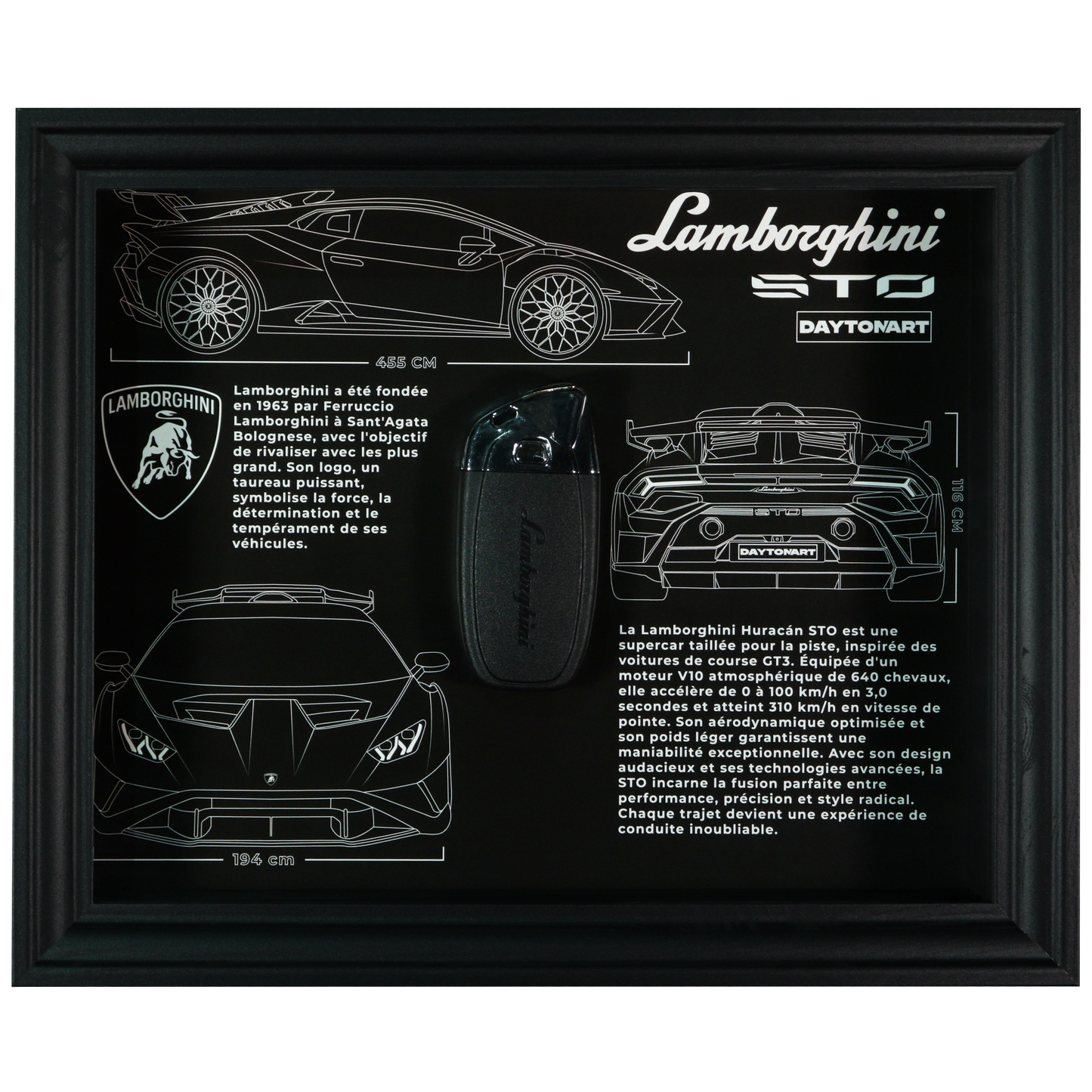 Cadre Lamborghini STO Fiche Technique