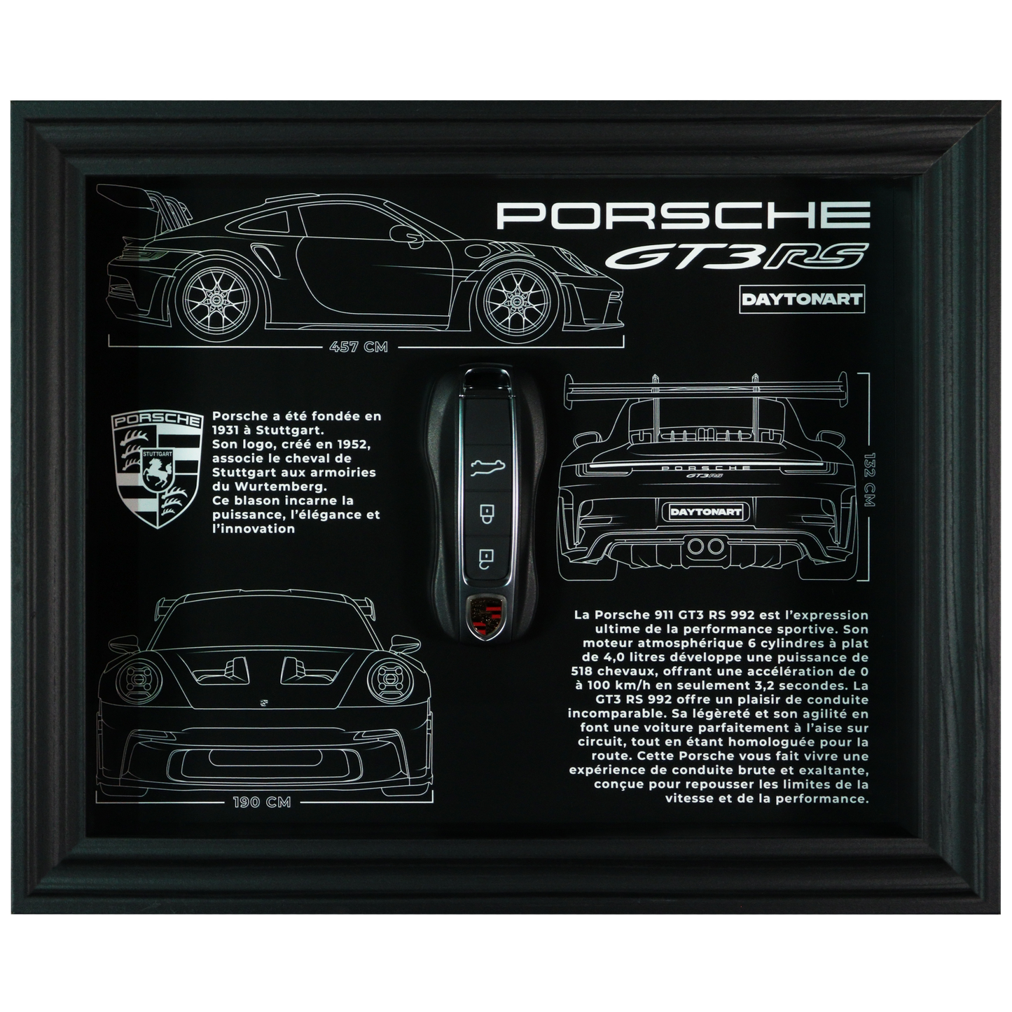 Cadre Porsche GT3 RS 992 Fiche Technique