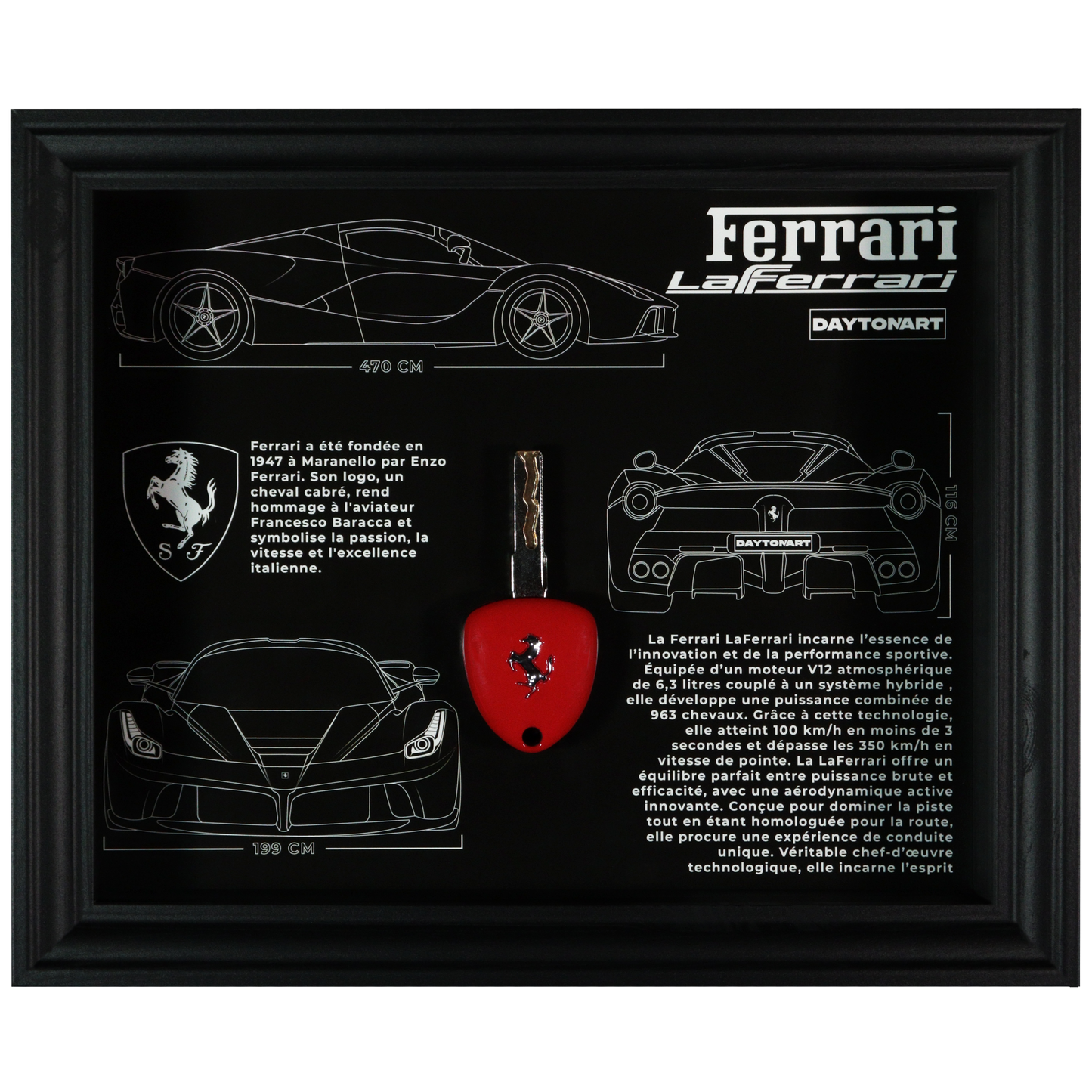 Cadre Ferrari LaFerrari Fiche Technique